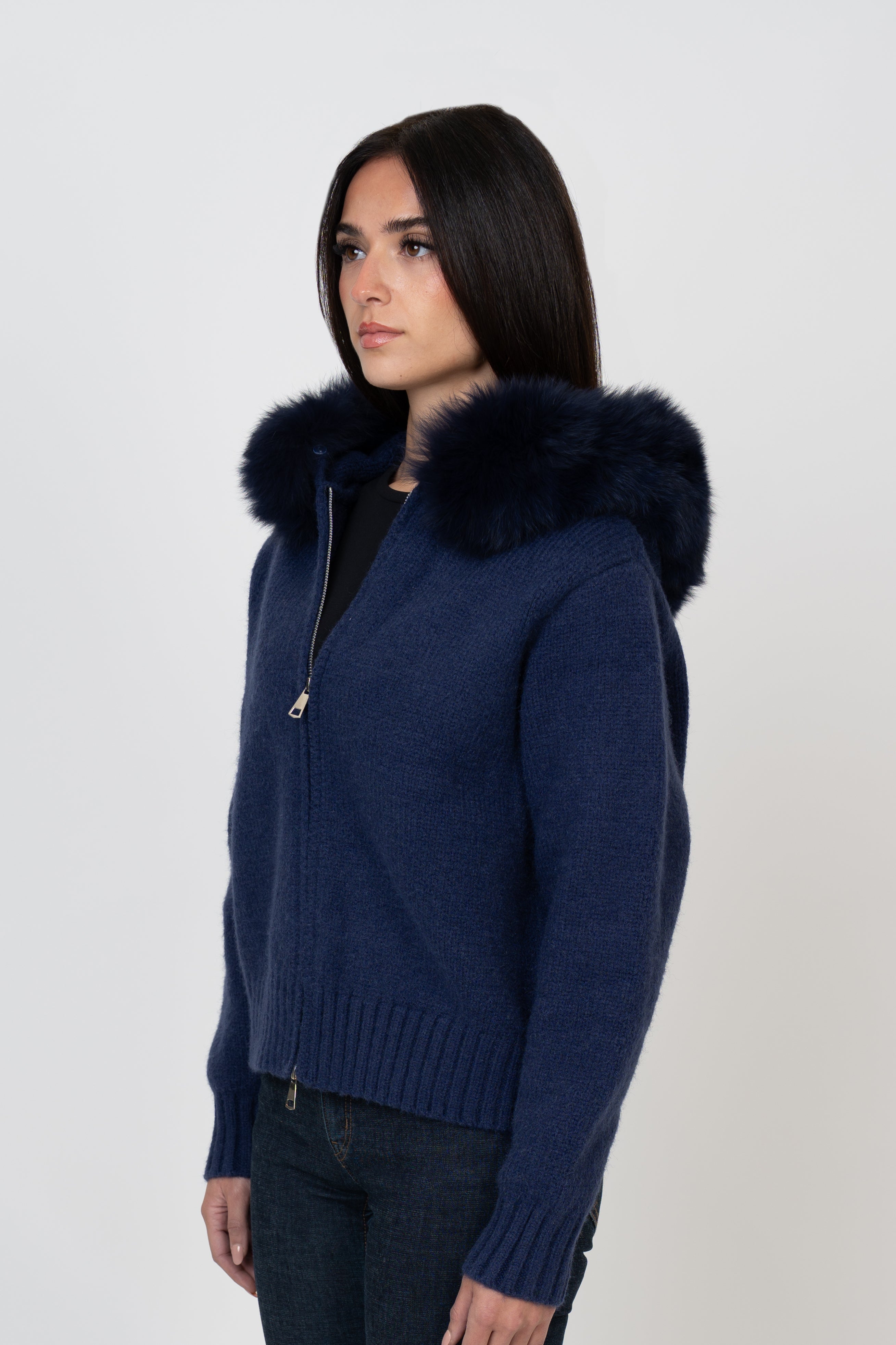 Luxe Faux Fur Collar Jacket