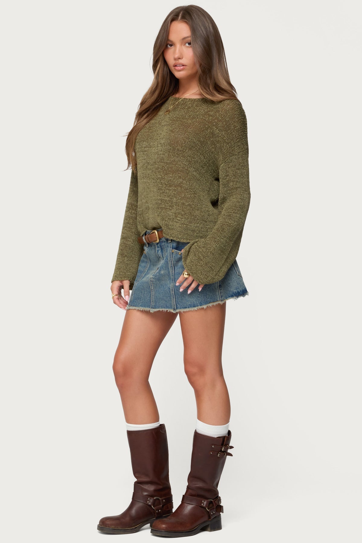 Drop Shoulder Sweater