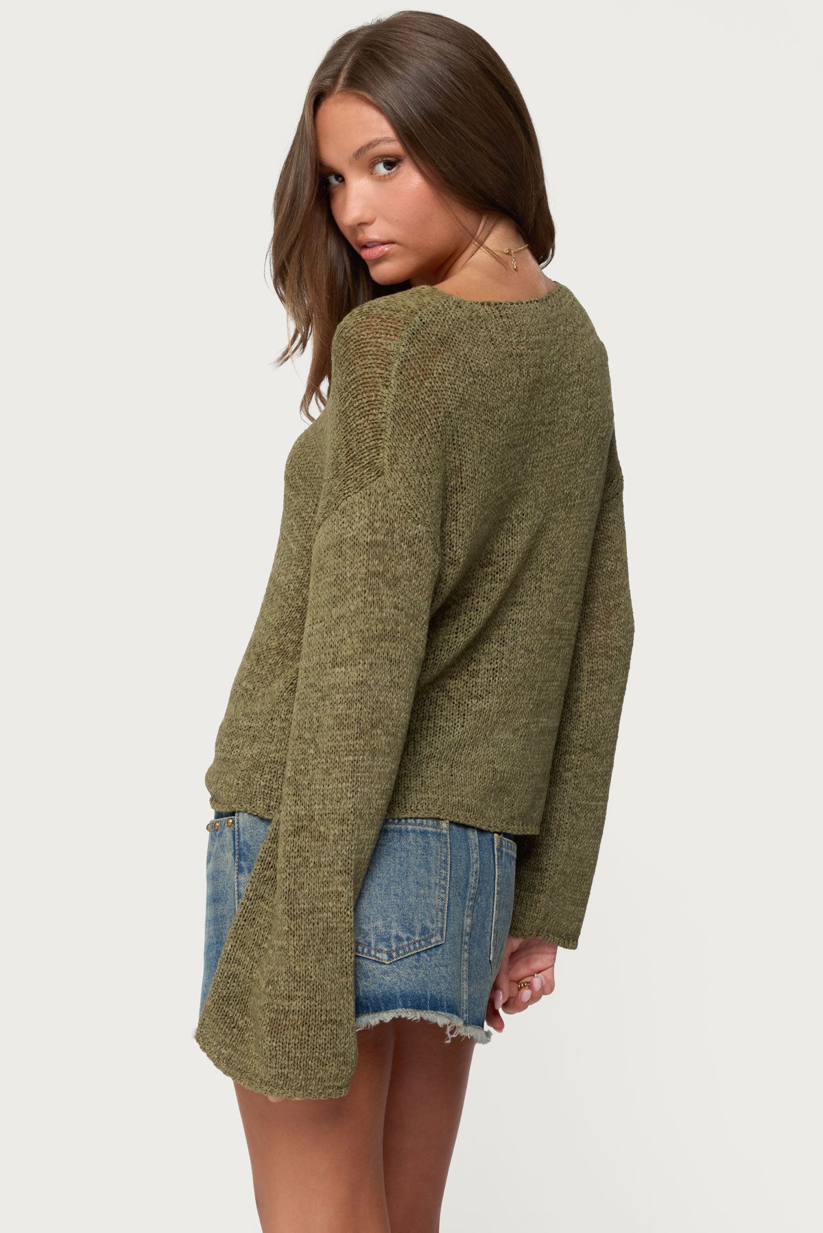 Drop Shoulder Sweater