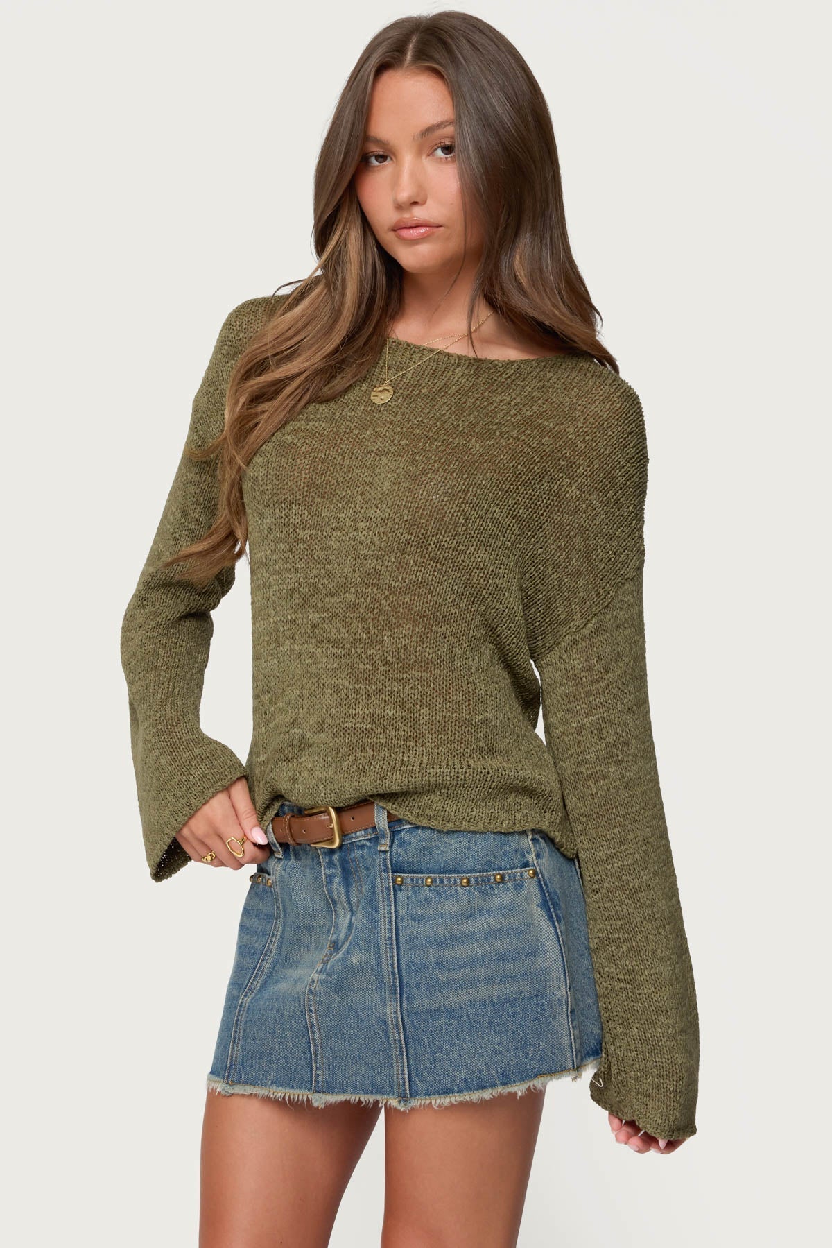 Drop Shoulder Sweater