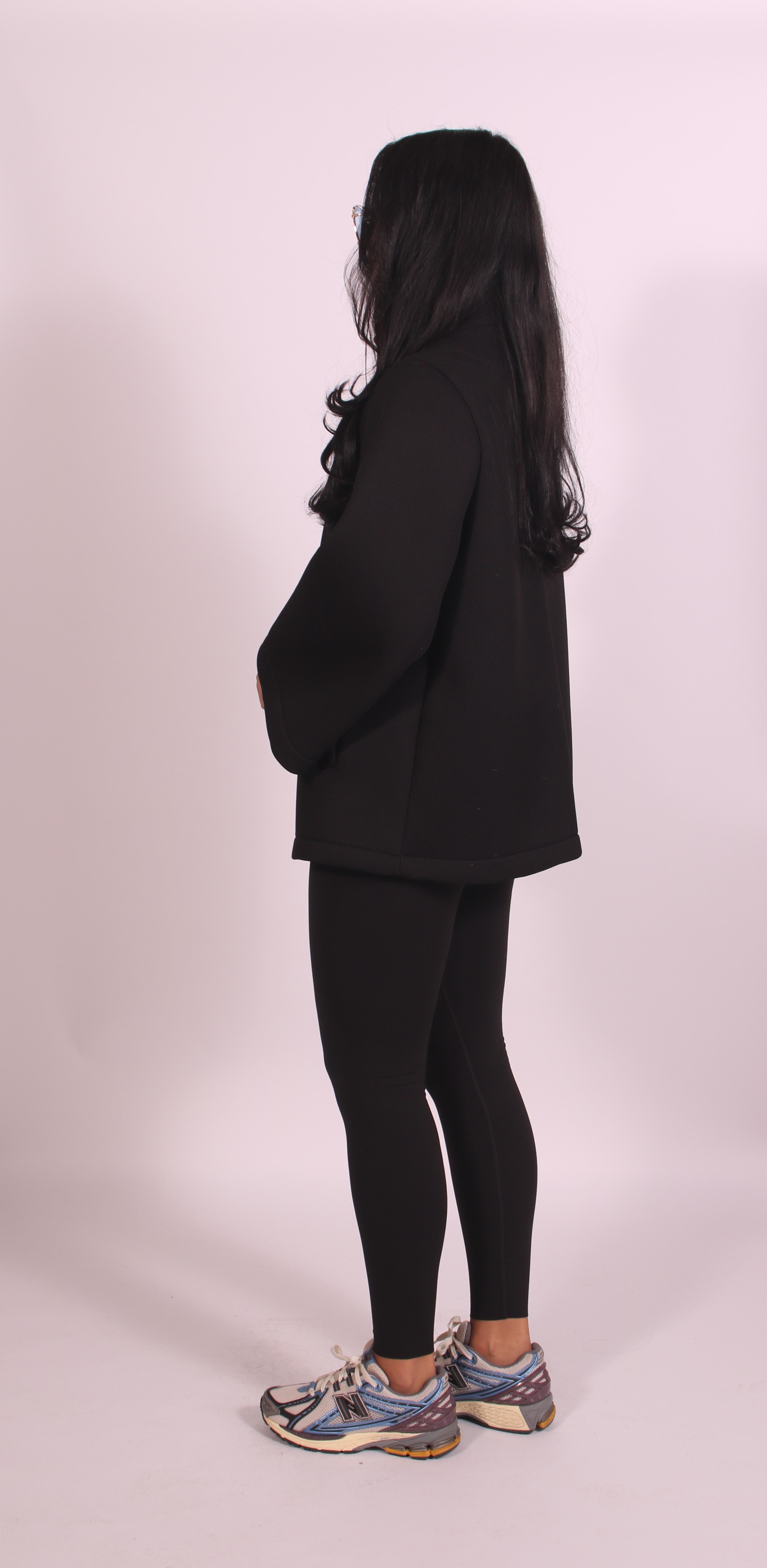 Button jacket Black
