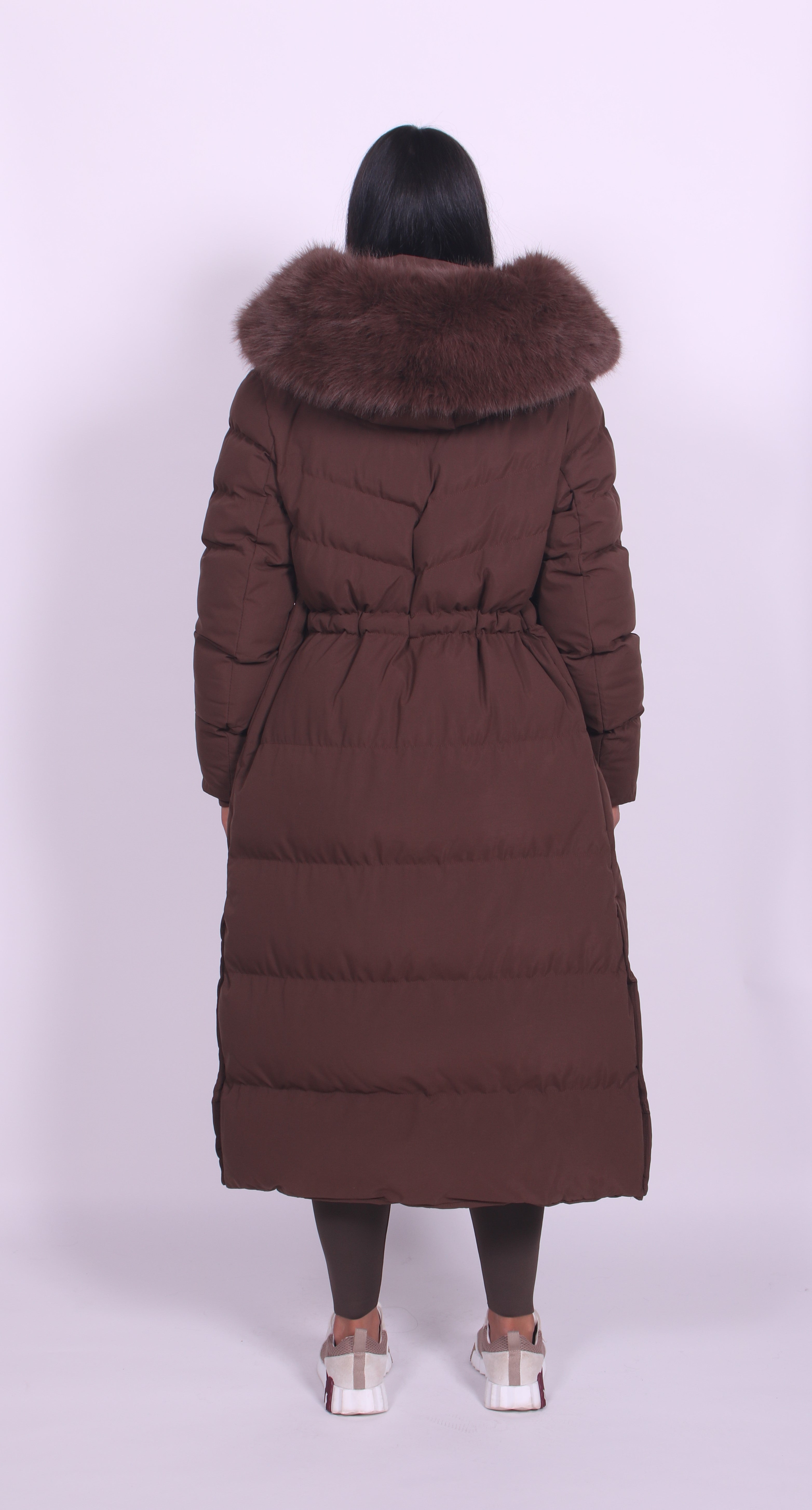 Elvani puffer Brown