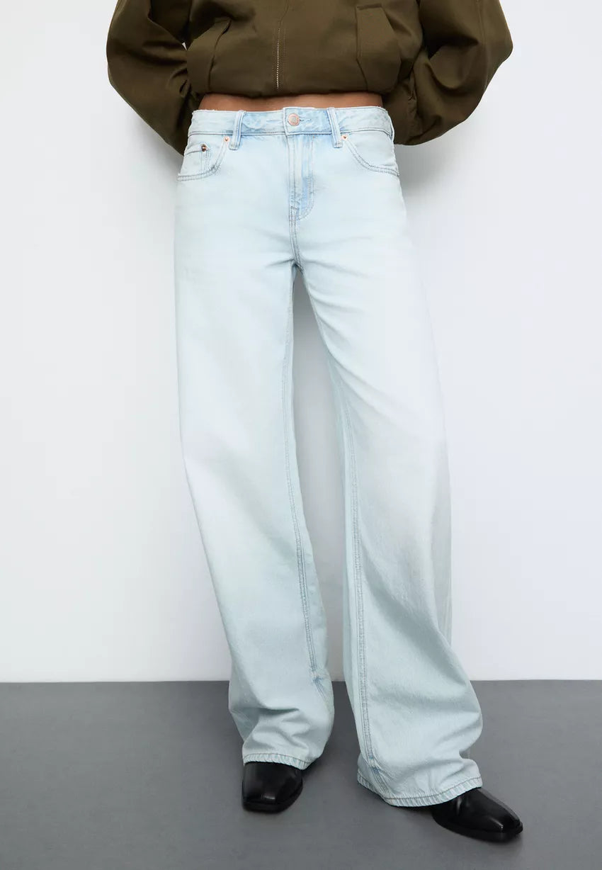 Jeans low wide leg