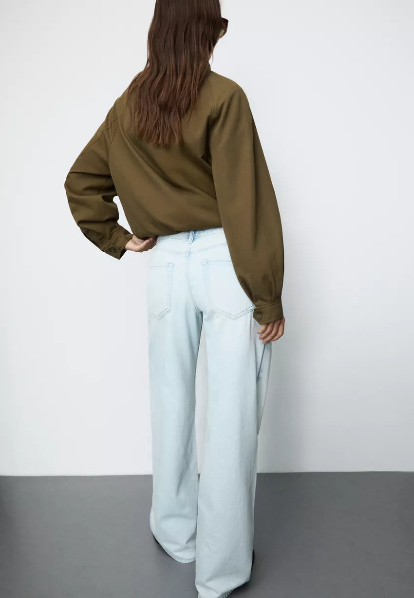 Jeans low wide leg