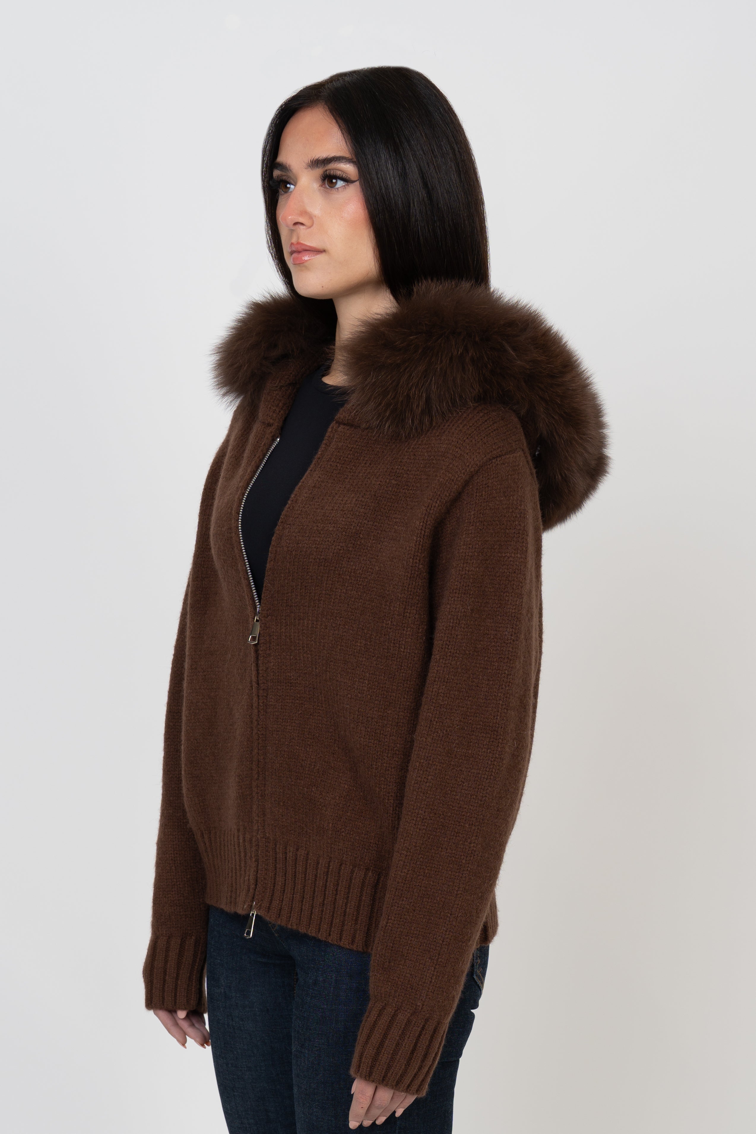 Luxe Faux Fur Collar Jacket