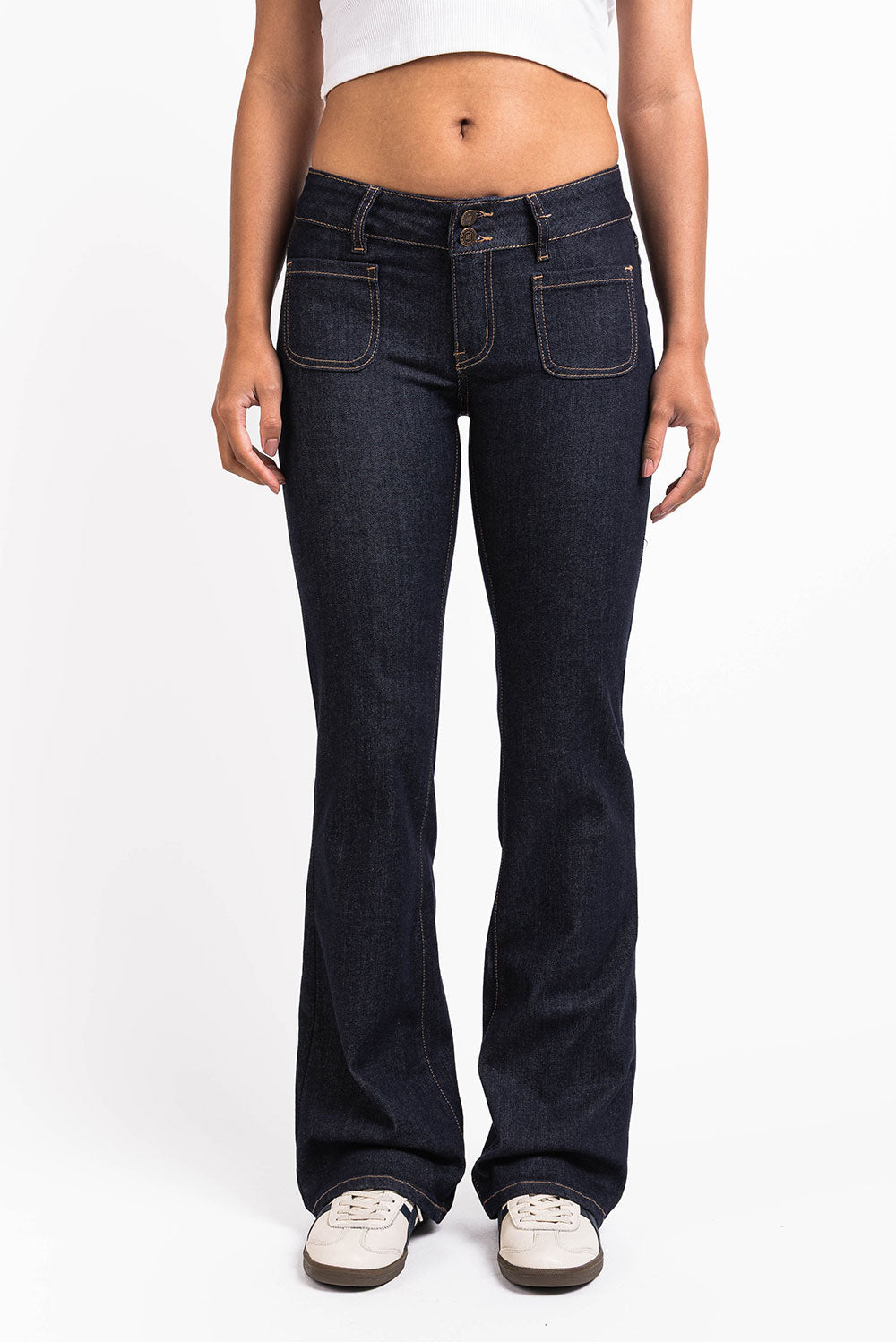 Bootcut Jeans - Dark Blue